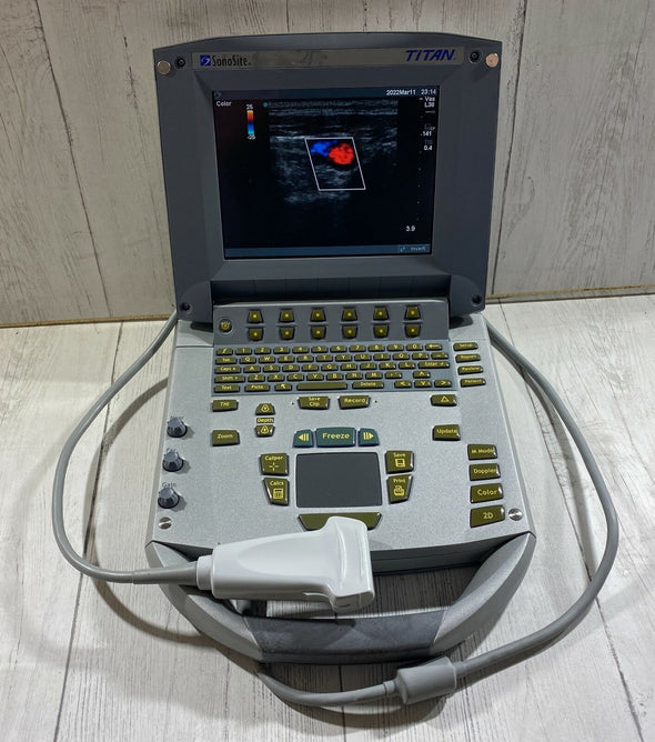 Sonosite Titan  Portable Ultrasound 2005 - With Linear Array probe L25 Probe