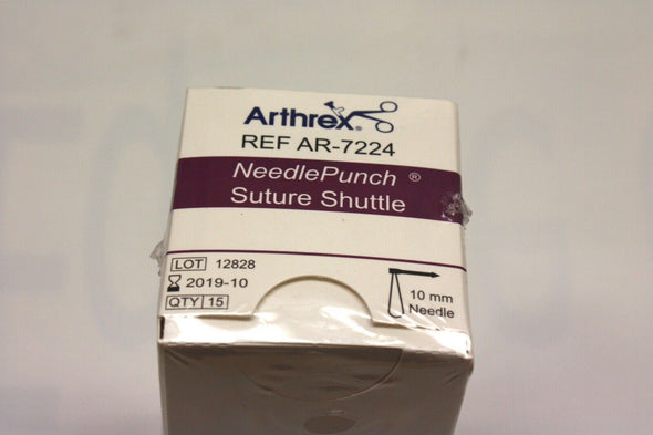 Arthrex NeedlePunch Suture Shuttle, 10mm Needle, Exp. 10/2019 (586KMD)