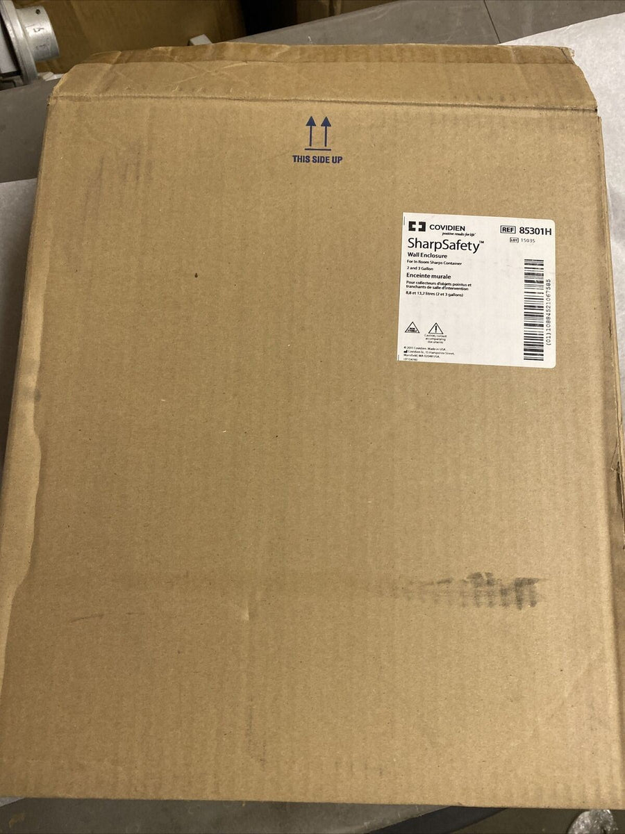 Covidien 85161H SharpSafety Wall Enclosure for In Room Sharps Containe