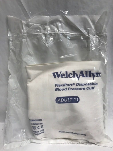 Welch Allyn FlexiPort Disposable BP Cuff, Adult 11, Lot of 1, Single (15KMD)