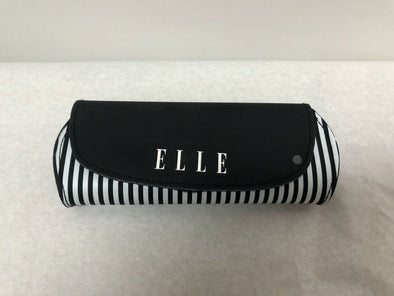 Elle Black and White Stripes Optical Eyeglasses Soft Case | KMOPT-69
