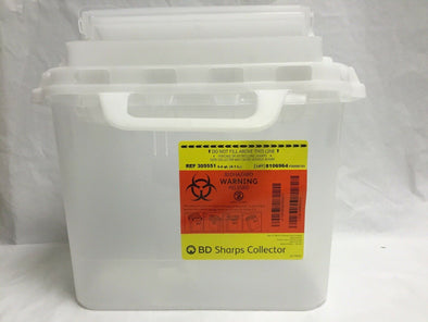 BD Sharps Collector, Medical Use, 305551, Lot of 1 (31KMD)