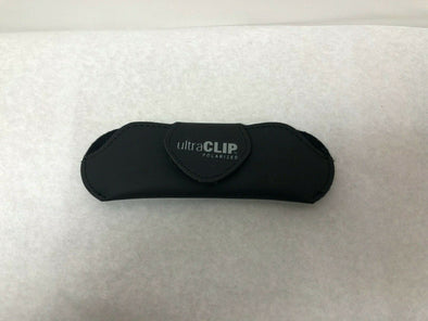 Ultra Clip Polarized Black Optical Eyeglasses Soft Case | KMOPT-76