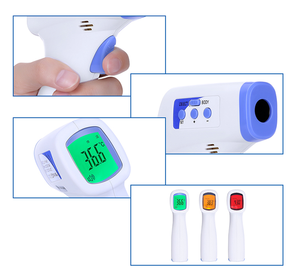 Wireless Non-Contact Bluetooth Waterproof Dog Digital Infrared Thermometer ℃/°F