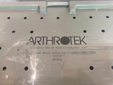 Arthrotek Bone Mulch Screw and U-Shaped Drill Guide System 21"x10.5"x4"