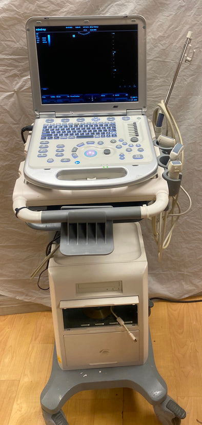 Advanced Ultrasound Mindray M7 with 3 Probes, Cart,Triple Probe Connector -2018