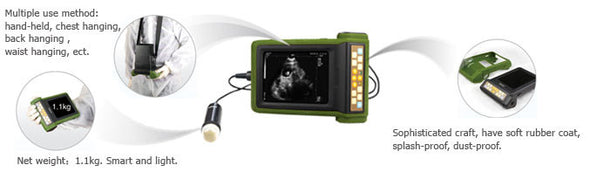 KeeboVet Palm Veterinary Ultrasound MSU-2 Features