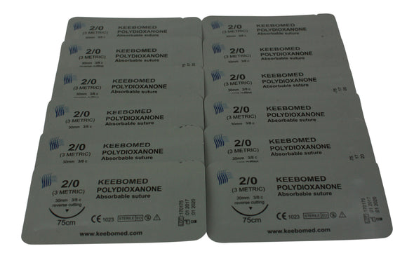 Keebomed Sutures Absorbable Sutures Polydioxanone PDS