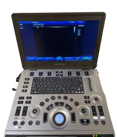Mindray M9 Portable Ultrasound With  Two Probes (L12-4S) (C5-1S) DOM 2015