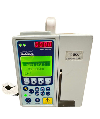 ZYNO MEDICAL Z-800 INFUSION PUMP