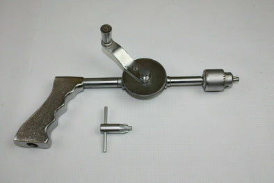 Orthopedic Veterinary Open Gear Hand Drill - with SS Chuck and Key - Keebomed