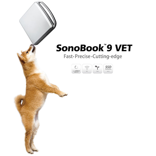 Chison SonoBook 9 Vet Laptop Color Doppler Ultrasound Machine