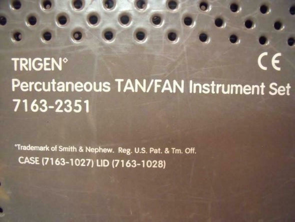Trigen 7163-2351 Percutaneous TAN/FAN Instrument Set Case