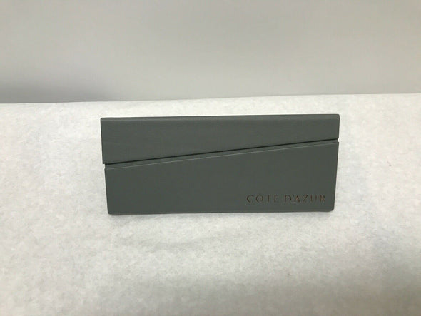 Cote D'azur Gray Foldable Optical Eyeglasses Hard Case | KMOPT-89