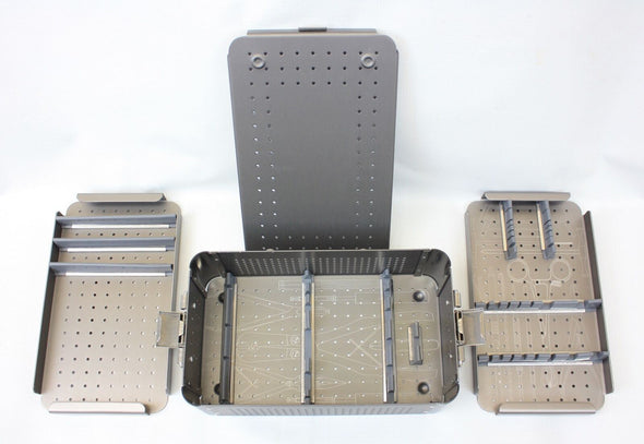 Orthopedic Instruments Sterilization Case,Tray, Aluminum Medium Size | KeeboMed