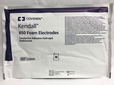 Covidien Kendall 850 Foam Electrodes, 22850, 1 Pack of 50 (29KMD)