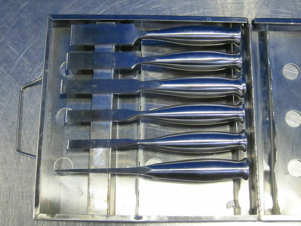 Codman Lumbar Kerrison Osteotome Set Incomplete in Orthopedic Stainless Steel In