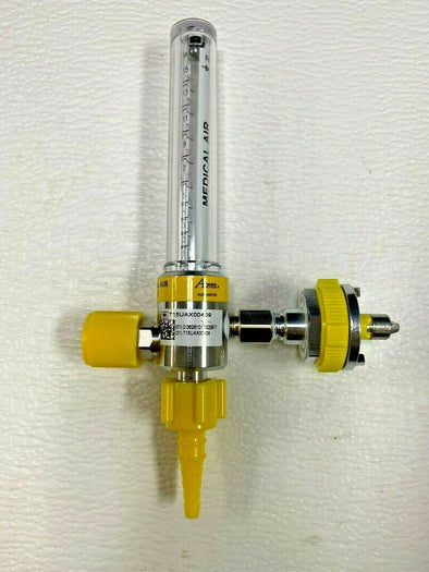 Yellow 0-15 LPM Oxygen Flowmeter
