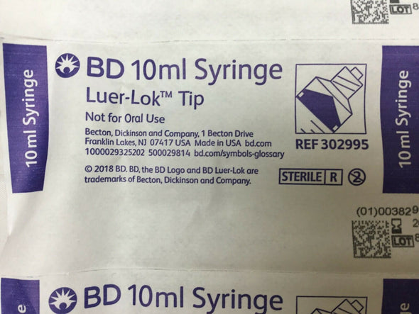 BD 10ml syringe Luer-Lok Tip (623KMD)