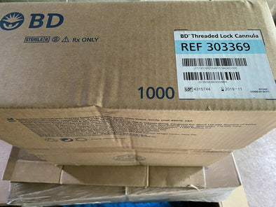 BD Threaded Lock Cannula 303369 Box Of 1000 For Training