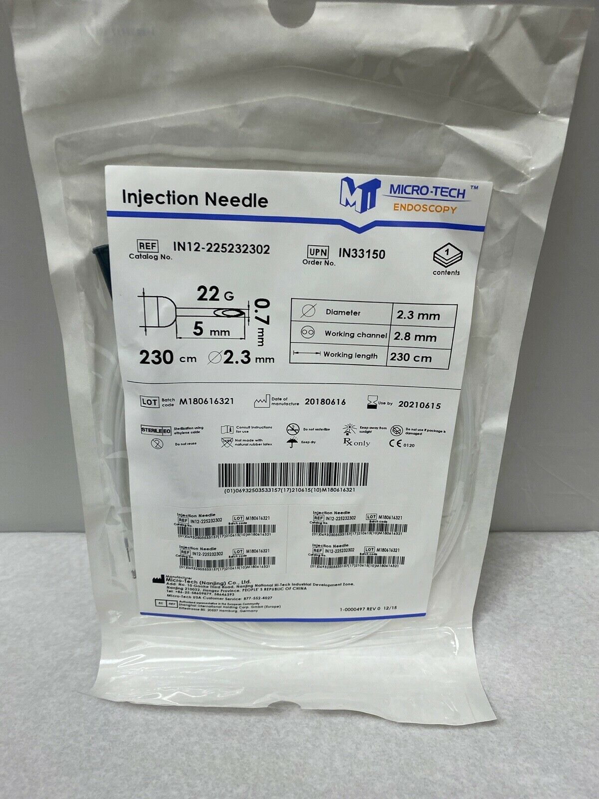Micro-Tech Endoscopy IN12-225232302 Injection Needle | CEDESP-130