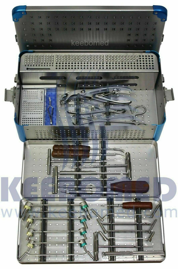 Complete Orthopedic Instrument System 1.5/2.0/2.7/3.5/4.0mm Veterinary Use