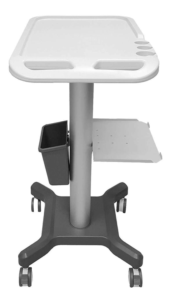 Mobile Medical-Cart Trolley for Portable Ultrasound Machines &amp; Keebomed KM-5, Height 43"