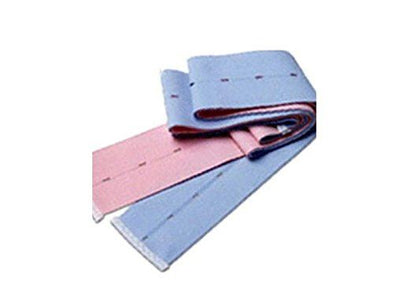 Covidien 30975232 Kendall Tab Belt 1-1/2" x 40" Size, Pink/Blue (Pack of 50)