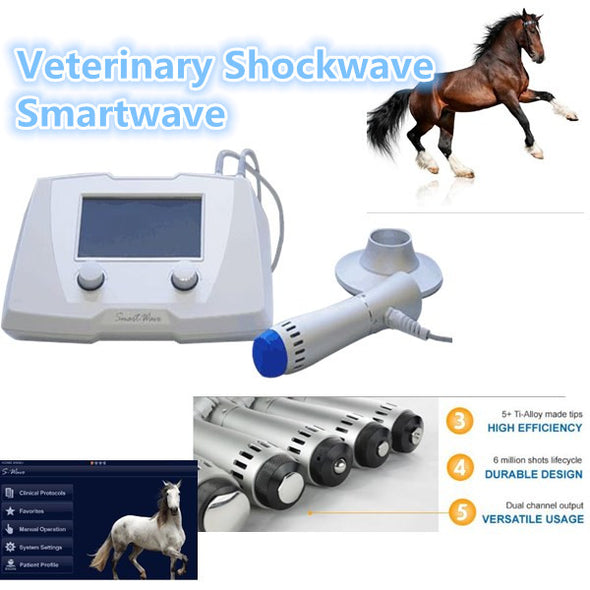 SmartWave Portable Equine Veterinary Shock Wave Therapy Unit