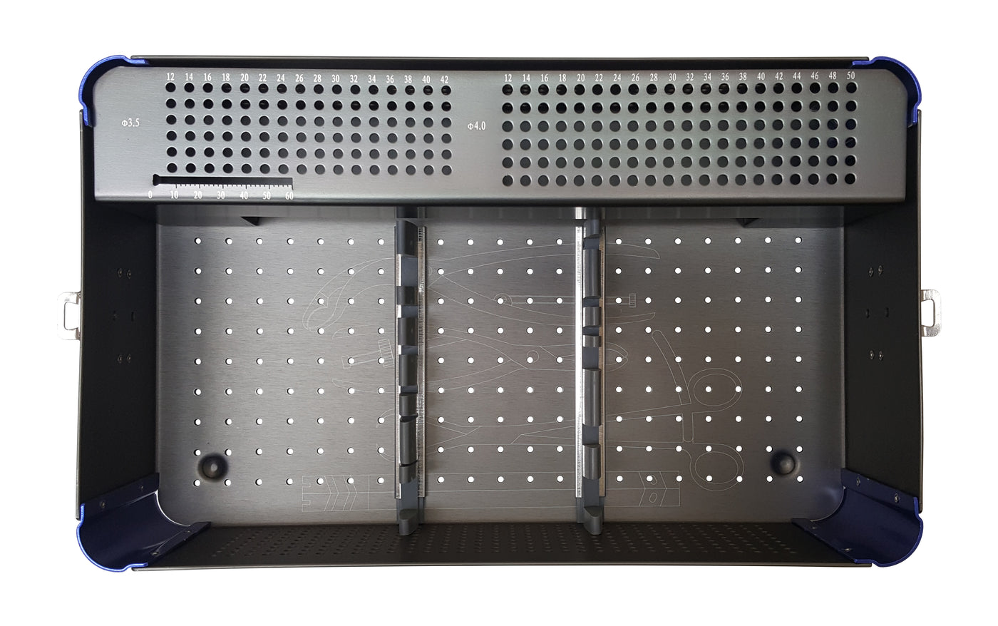 Veterinary Orthopedic Instrument Case 3.5/4.0 Screw Rack | KeeboVet ...