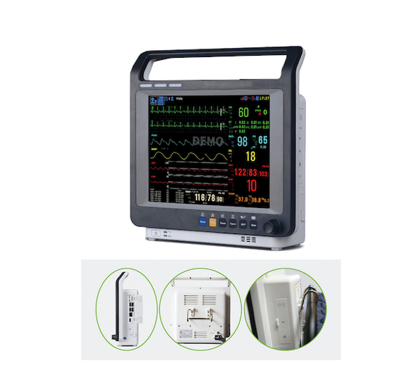 Superior Technology Large 8" LCD Multi-Parameter Veterinary Monitor