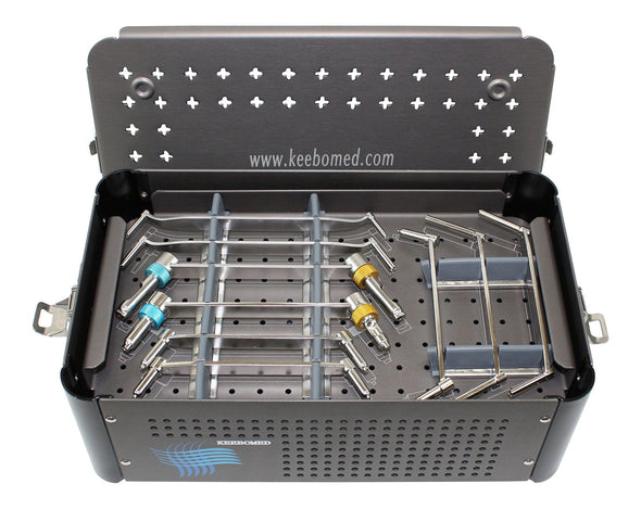 KeeboMed KeeboVet Complete Veterinary Orthopedic Kit for Small Autoclaves