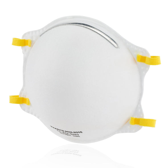 NIOSH Certified Makrite 9500-N95S Pre-Formed Cone Particulate Respirator Mask, S