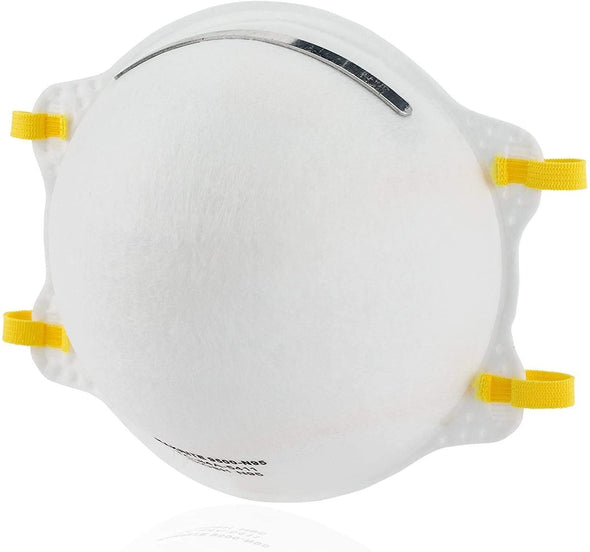 NIOSH Certified Makrite Pre-Formed Cone Particulate Respirator Mask, M/L Size (C