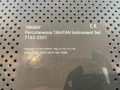Trigen Percutaneous TAN/FAN Instrument Set 20.25"x9.75"x2.75"