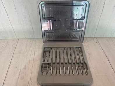 Montgomery Thyroplasty Implant System Surgical Instrument Set 10"x10"x1.5"