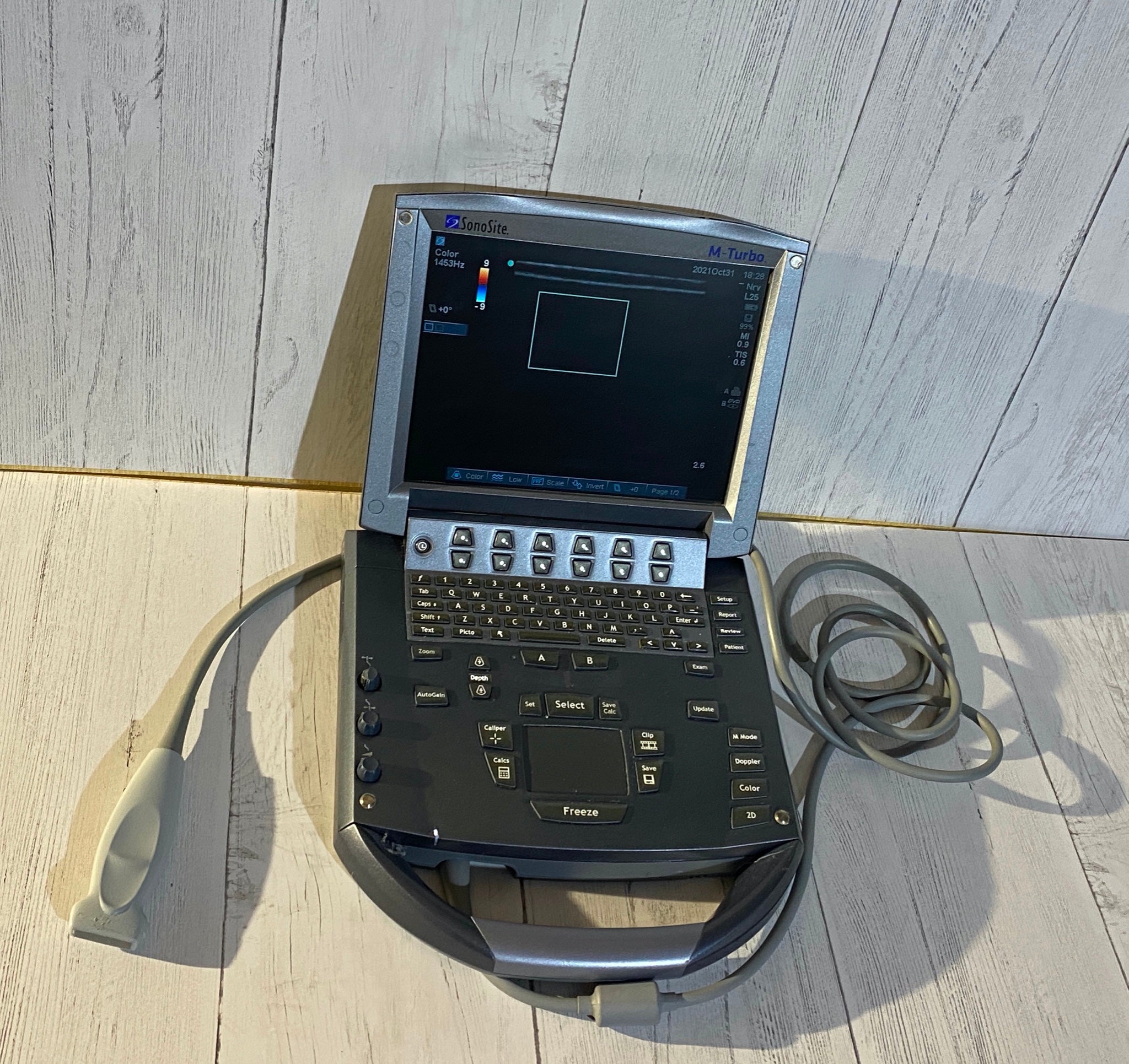 SonoSite M Turbo with one linear array probe L25 2008 – KeeboVet ...