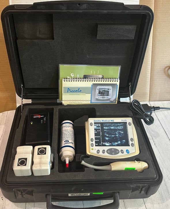 Smiths Medical MD Piccolo Ultrasound with linear probe L20 5-10 Mhz