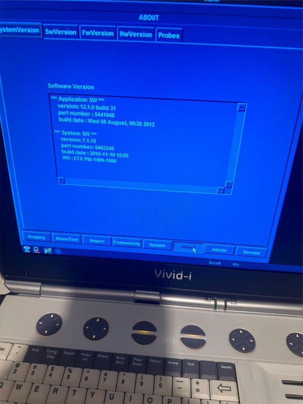 GE Vivid I Color Doppler Ultrasound & 3S-RS Phased Array Cardiac Probe