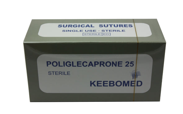 KeeboVet Veterinary Ultrasound Equipment Sutures LOT OF 10 BOXES - SURGICAL SUTURES POLIGLECAPORONE 25