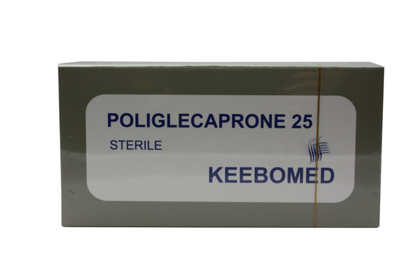 KeeboVet Veterinary Ultrasound Equipment Sutures Poliglecaprone 25 (Monocryl)