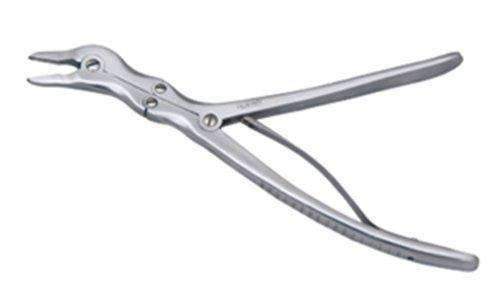 KeeboVet Veterinary Orthopedic Instruments | Double Jointed Lateral Bent Rongeur Forceps
