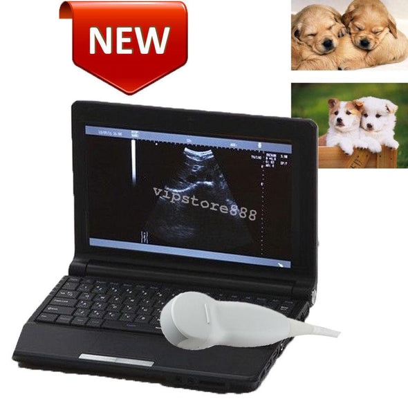 Veterinary vet Full Digital Laptop Ultrasound Scanner Micro-Convex Probe +3D FDA