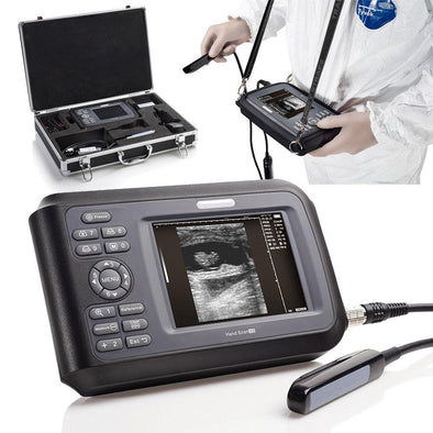 【USA 】FDA Portable Handheld Digital Ultrasound Scanner Rectal Probe Animal Vet