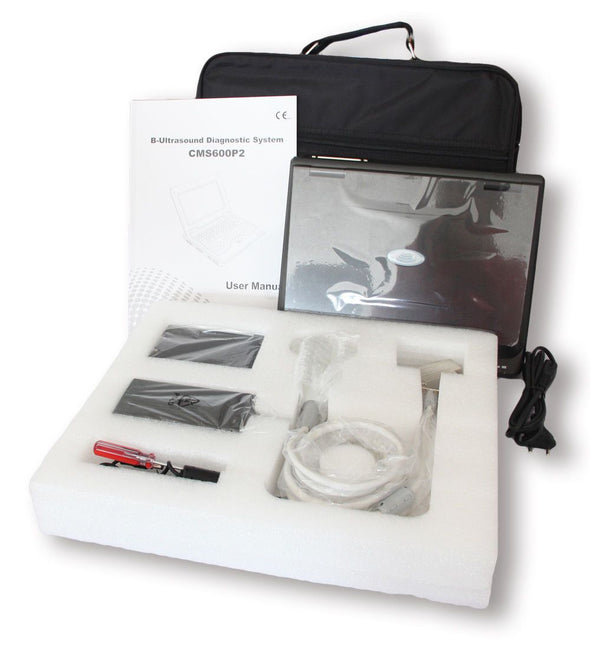 VET Veterinary portable laptop Ultrasound Scanner Machine, 2 Probes, USA Seller 658126923446